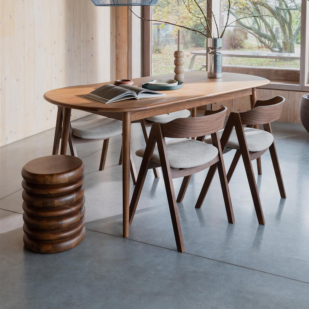 Disc Stool - Mango Wood Zuiver 3