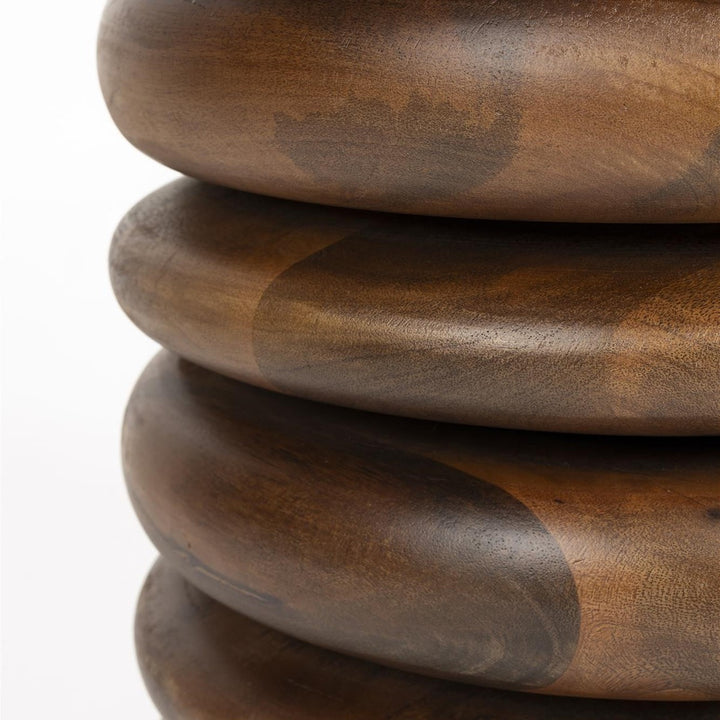 Disc Stool - Mango Wood Zuiver 5