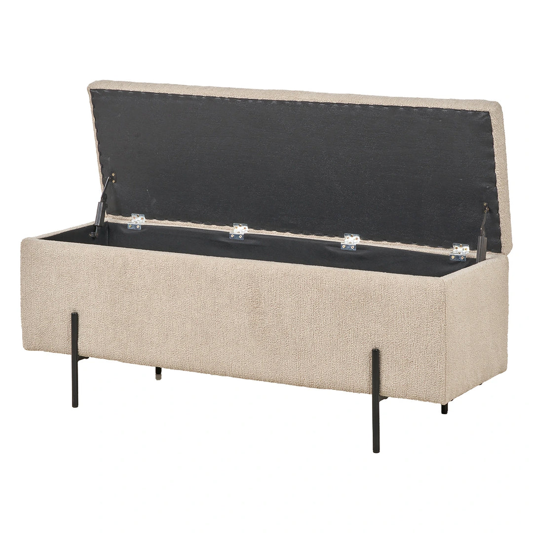 Catania Teddy Storage Bench - Taupe