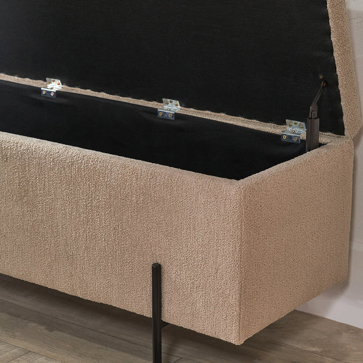 Catania Teddy Storage Bench - Taupe