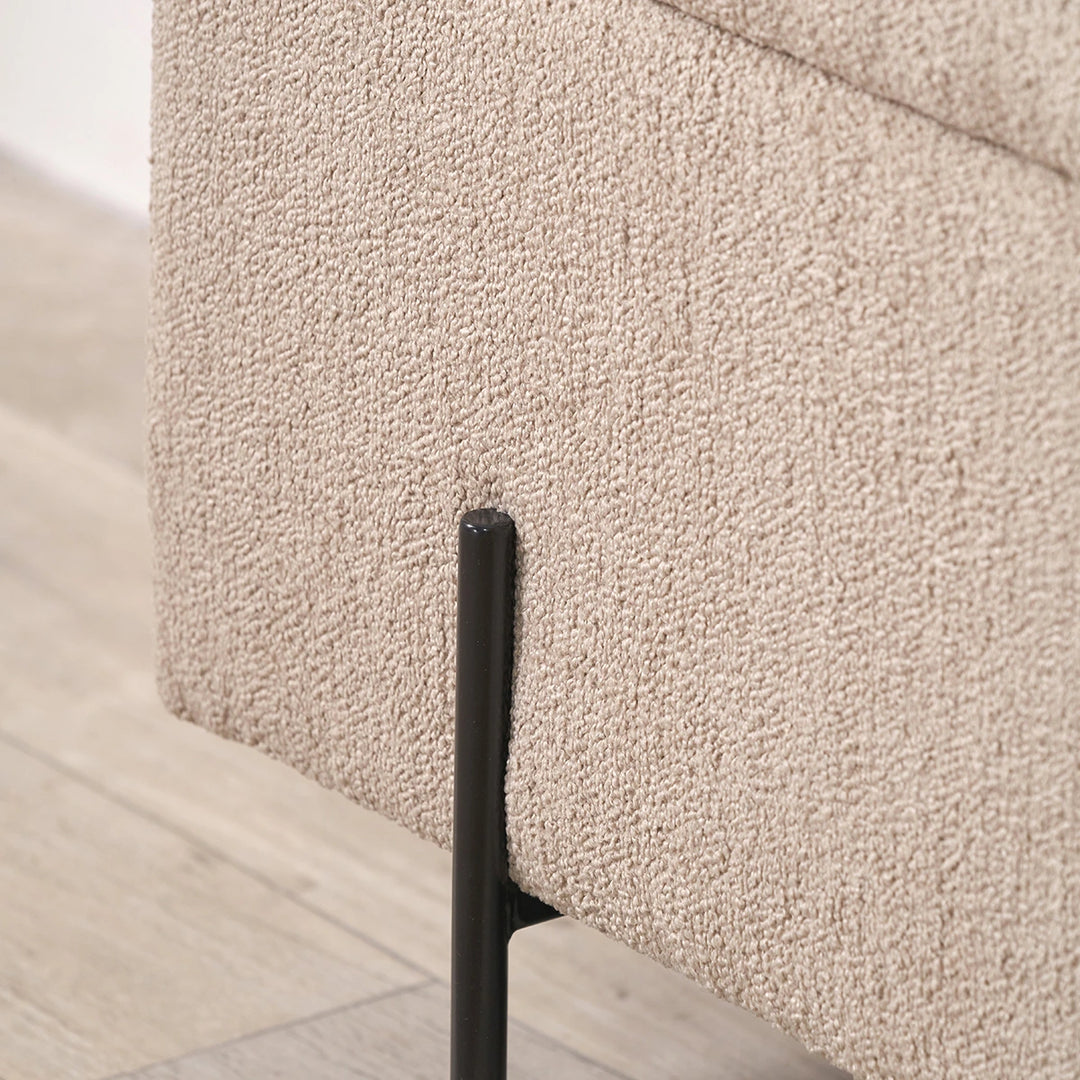 Catania Teddy Storage Bench - Taupe