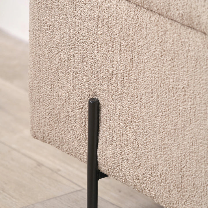 Catania Teddy Storage Bench - Taupe