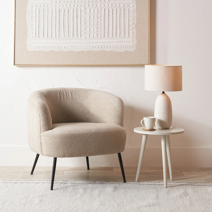 Aviana Teddy Accent Chair - Taupe