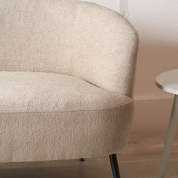 Aviana Teddy Accent Sofa - Taupe