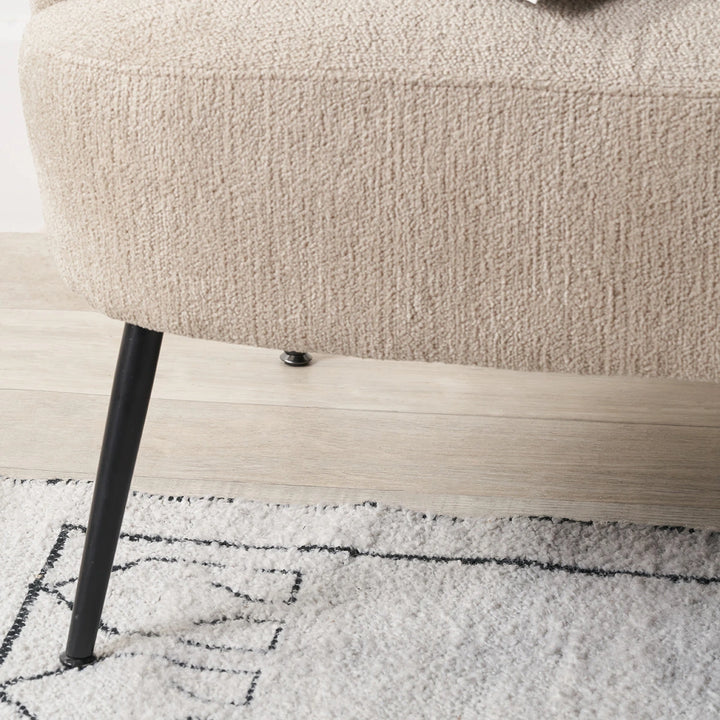 Aviana Teddy Accent Sofa - Taupe