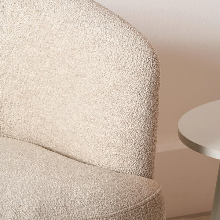 Aviana Teddy Accent Sofa - Taupe