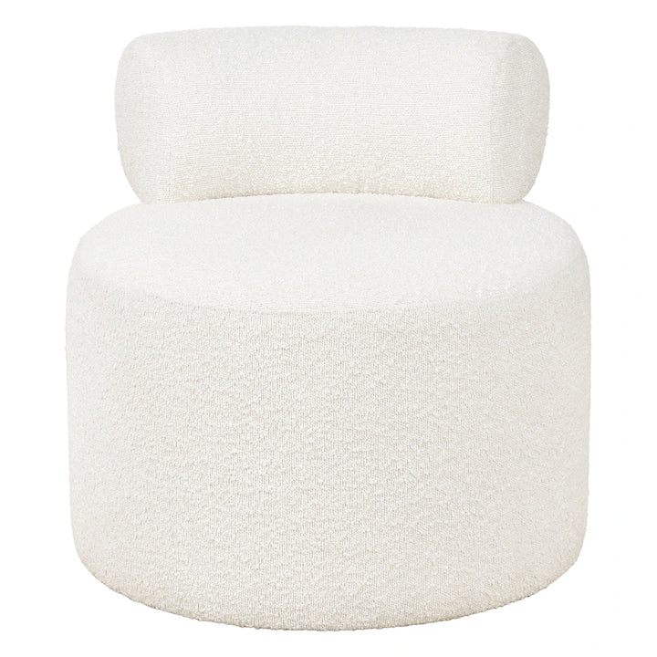 Assisi Boucle Occasional Chair - White