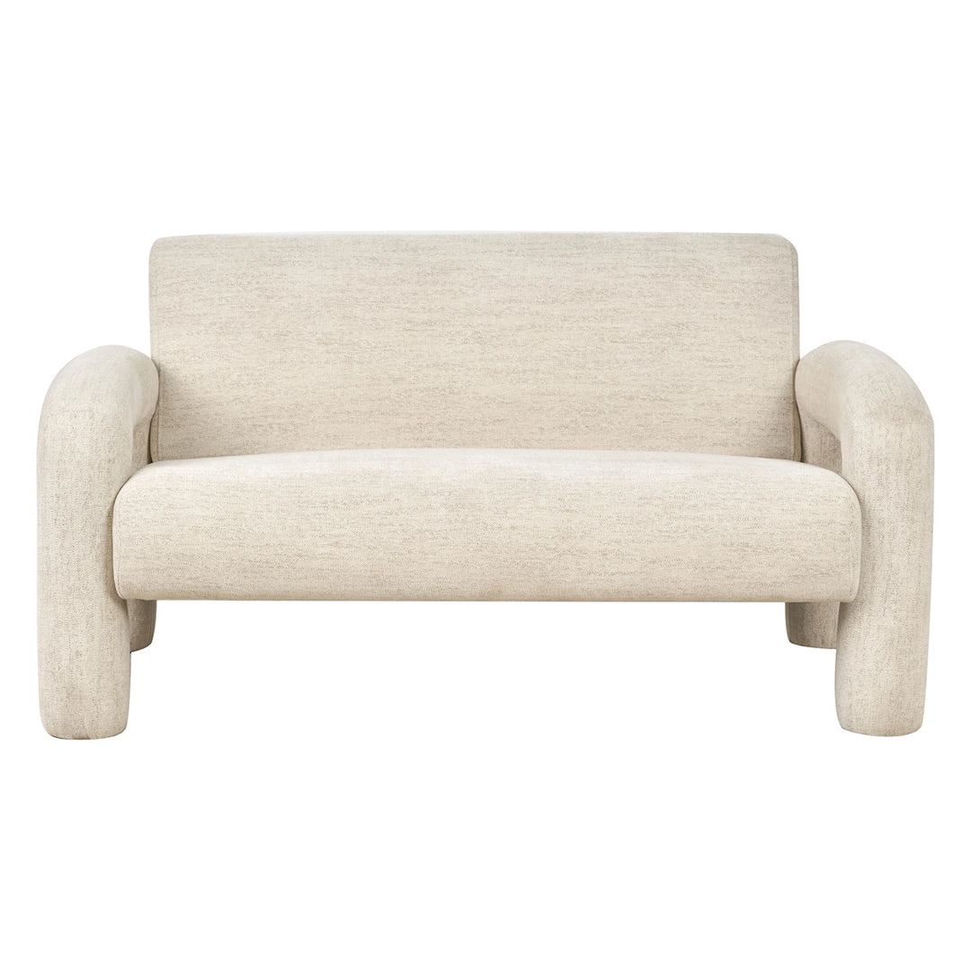 Ravello Textured Fabric Sofa - White