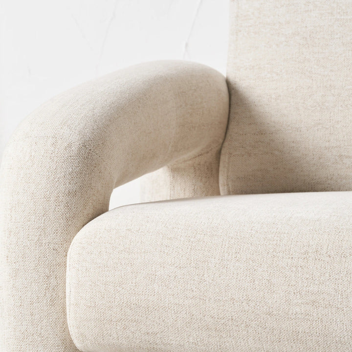 Ravello Textured Fabric Sofa - White