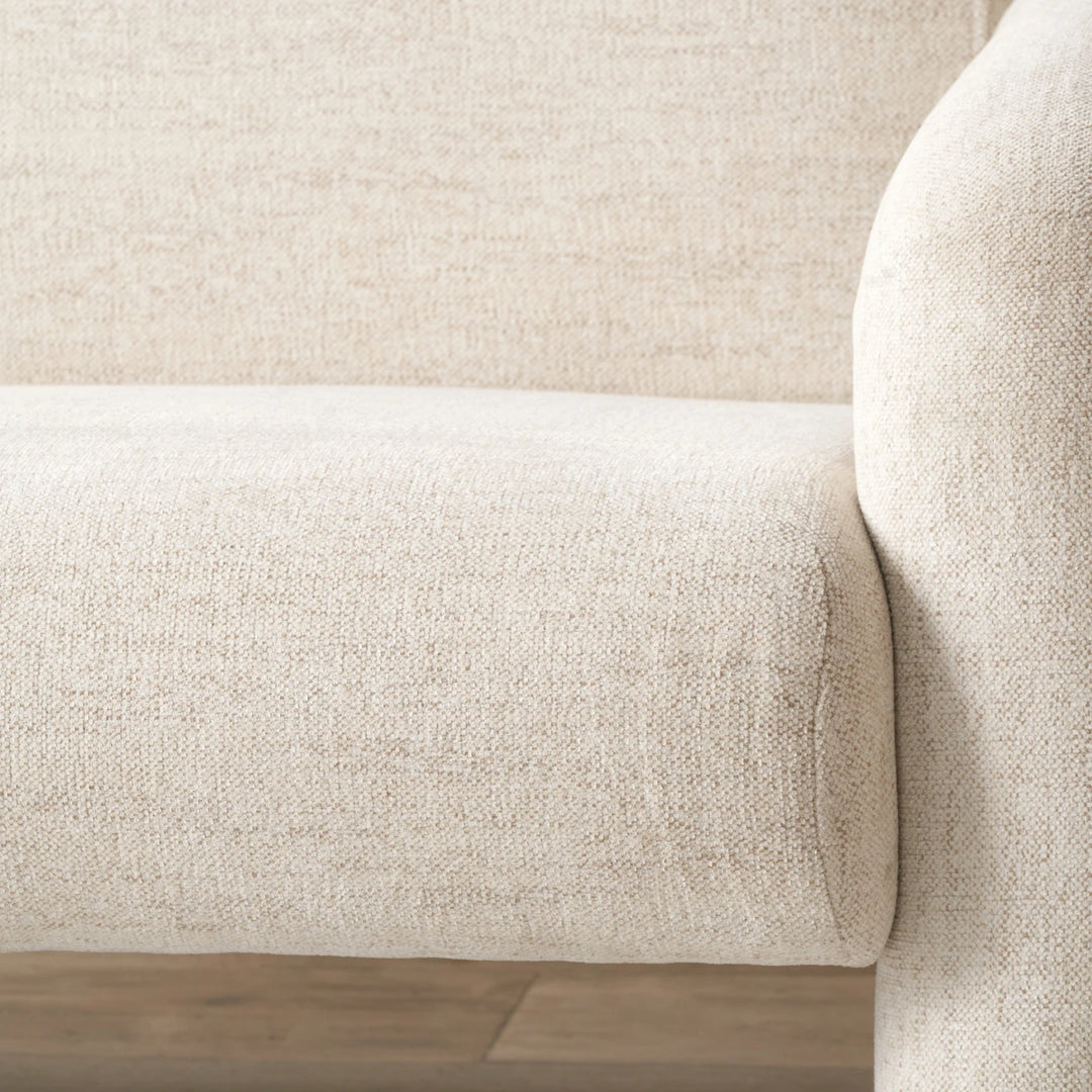 Ravello Textured Fabric Sofa - White