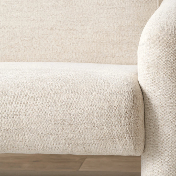 Ravello Textured Fabric Sofa - White