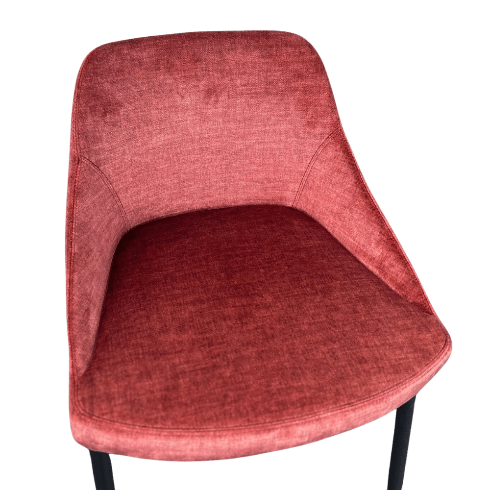 Vai Bar Stool - Bella Velour Coral Tommy Franks 7
