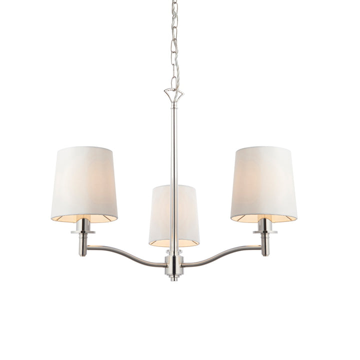 Ortona 3 Pendant Light - Nickel Endon 1