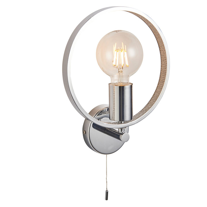 Merola Bathroom Wall Light - Chrome Endon 1