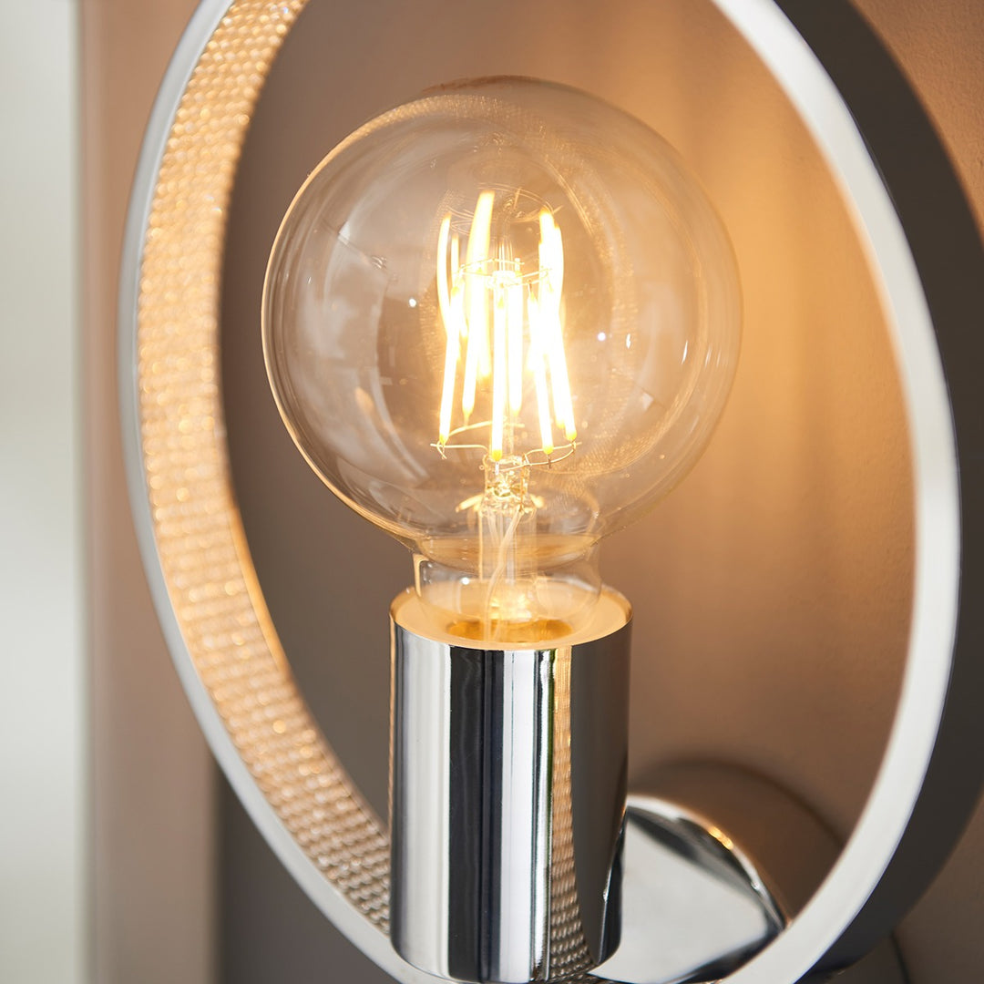 Merola Bathroom Wall Light - Chrome Endon 7