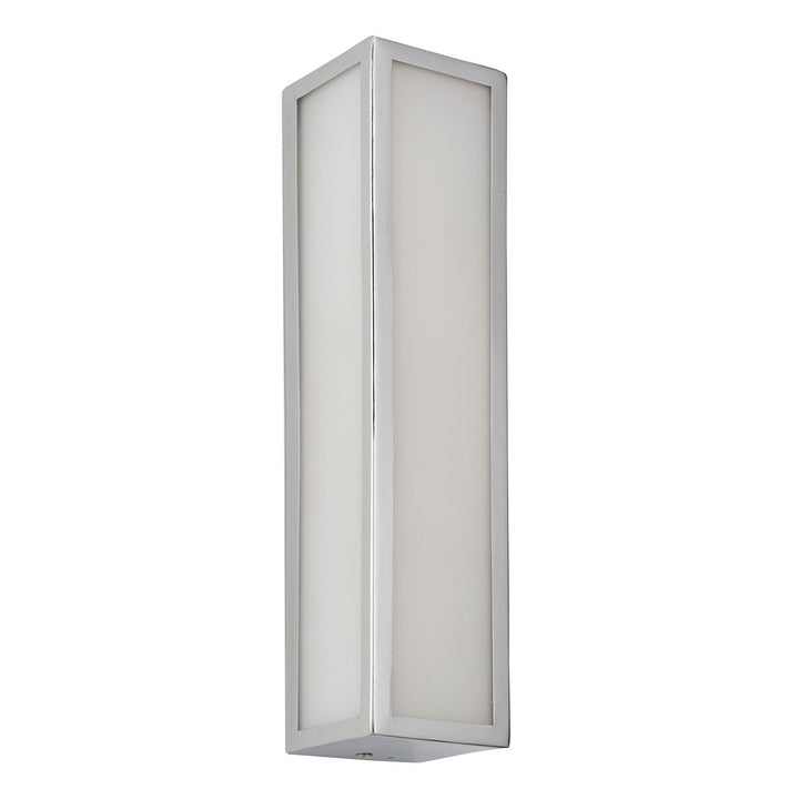 Newham Bathroom Frosted Wall Light - Chrome Endon 13