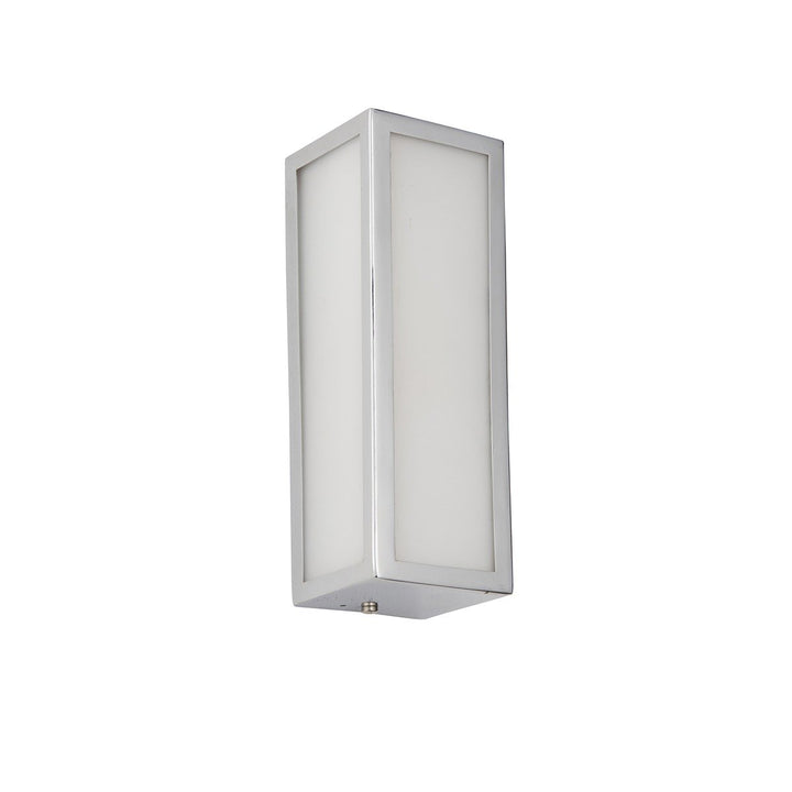 Newham Bathroom Frosted Wall Light - Chrome Endon 6