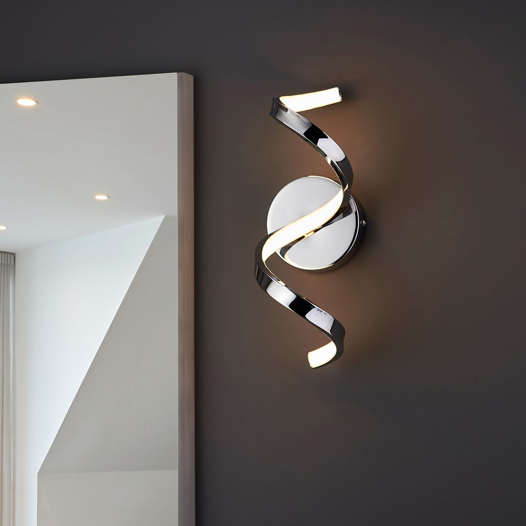 Astral Bathroom Wall Light - Chrome Endon 2