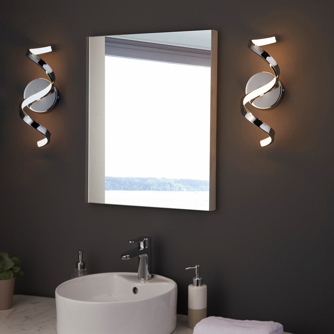 Astral Bathroom Wall Light - Chrome Endon 4