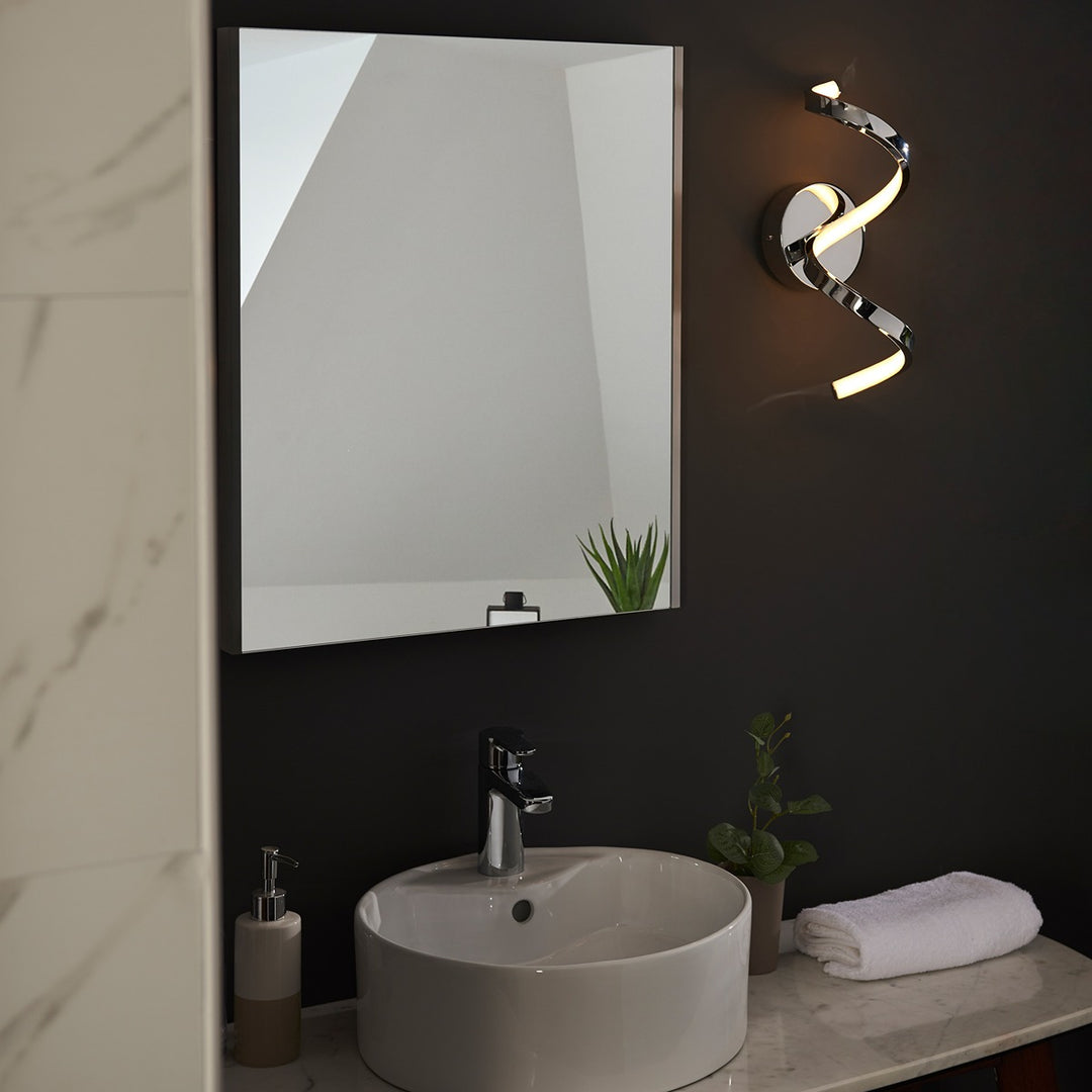 Astral Bathroom Wall Light - Chrome Endon 5