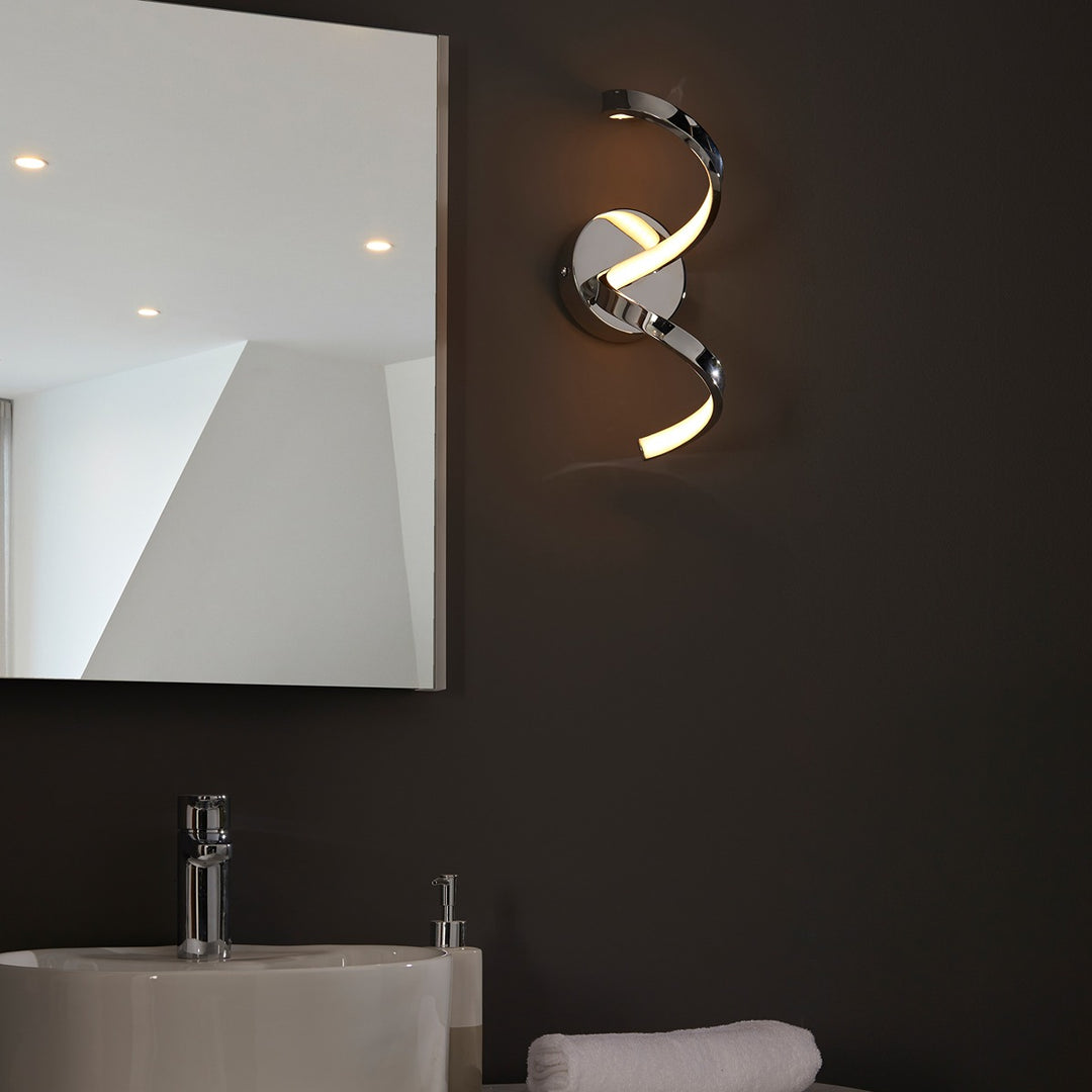 Astral Bathroom Wall Light - Chrome Endon 6