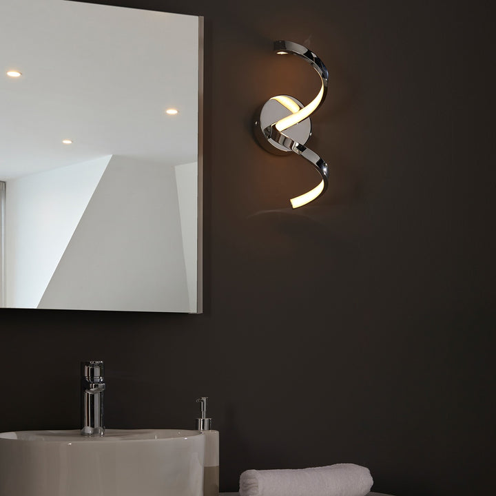 Astral Bathroom Wall Light - Chrome Endon 6