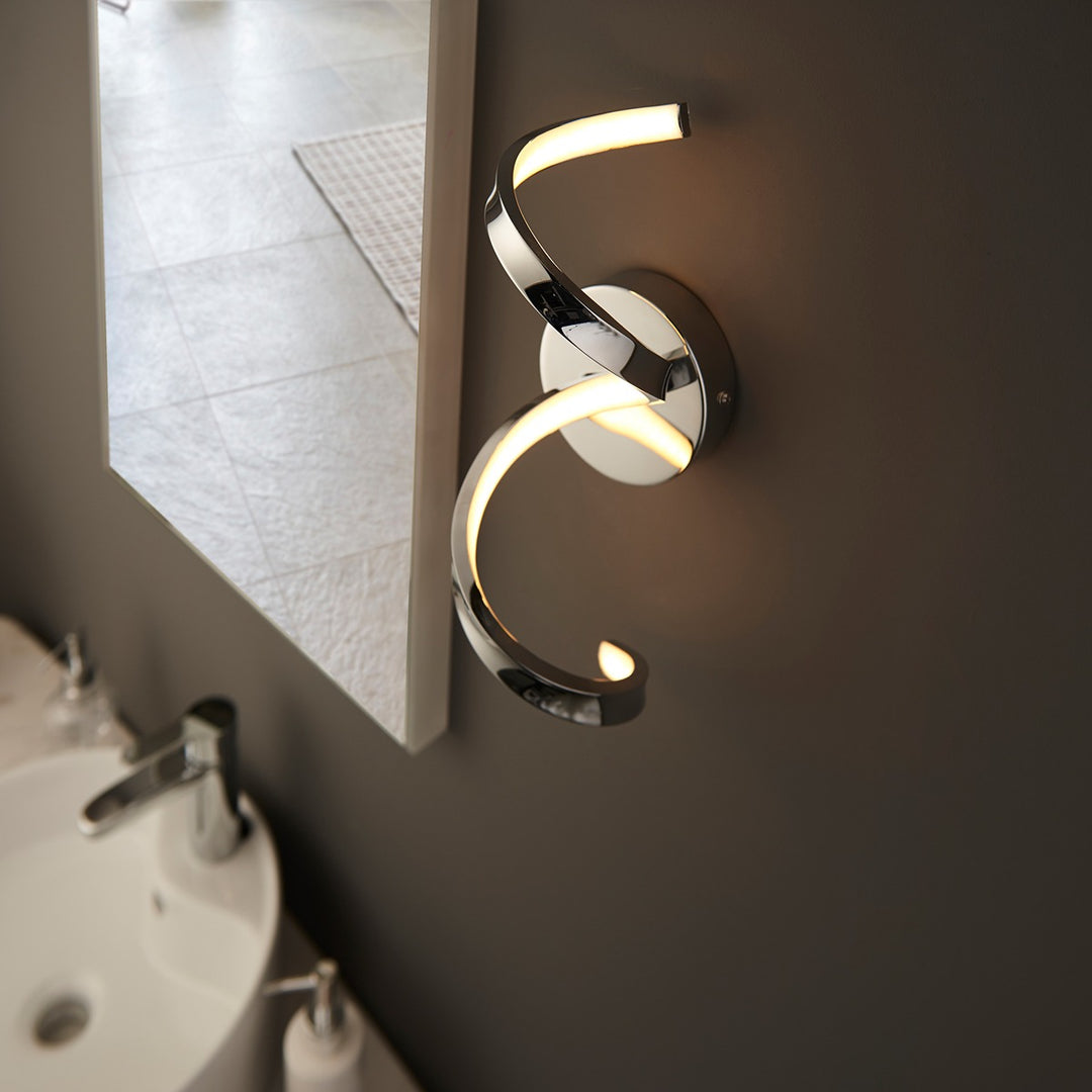 Astral Bathroom Wall Light - Chrome Endon 7