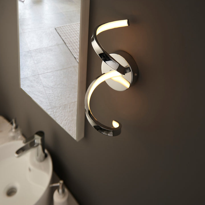 Astral Bathroom Wall Light - Chrome Endon 7