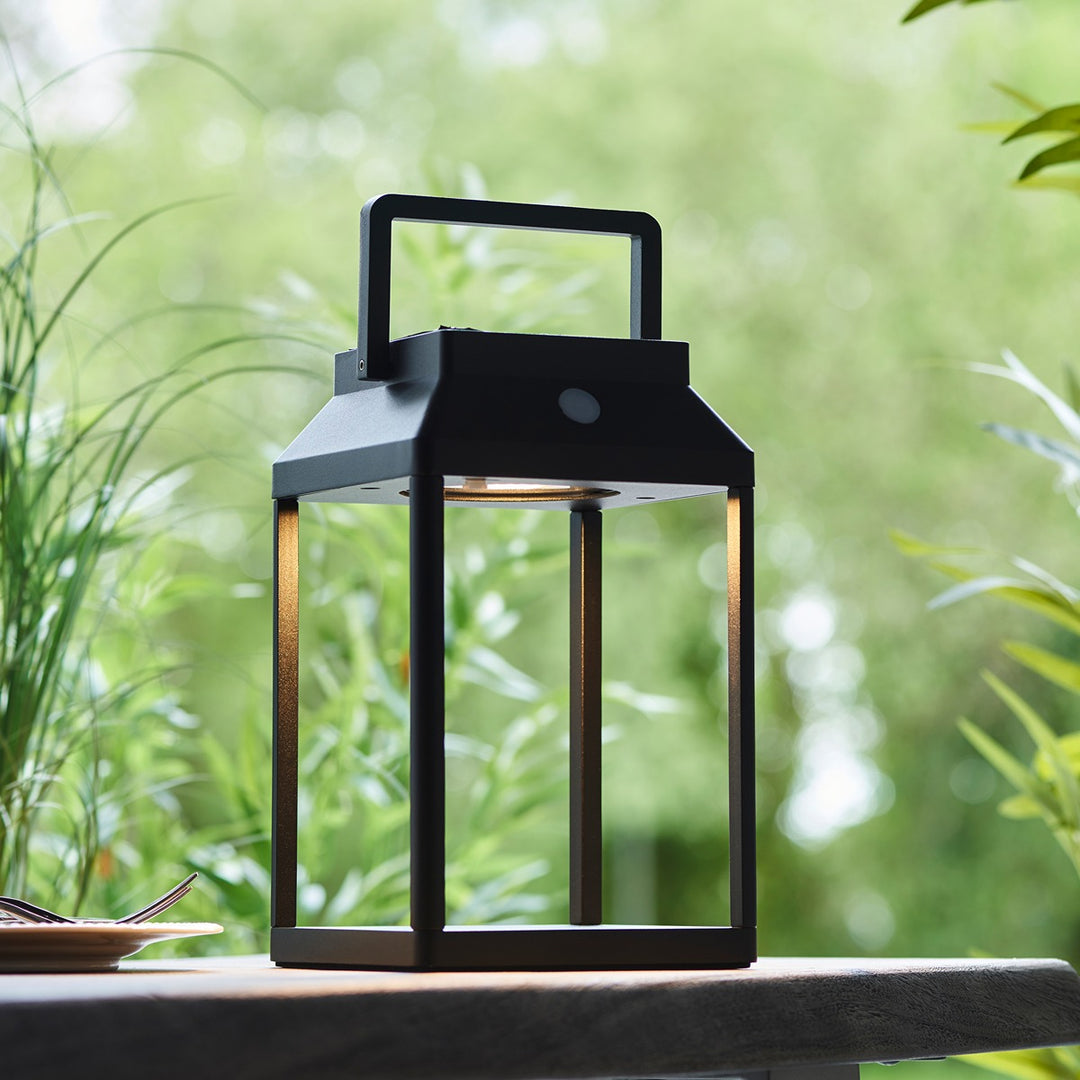 Linterna Outdoor Dimmable Table Lamp - Black Endon 2