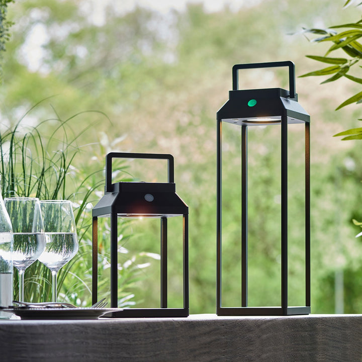 Linterna Outdoor Dimmable Table Lamp - Black Endon 3