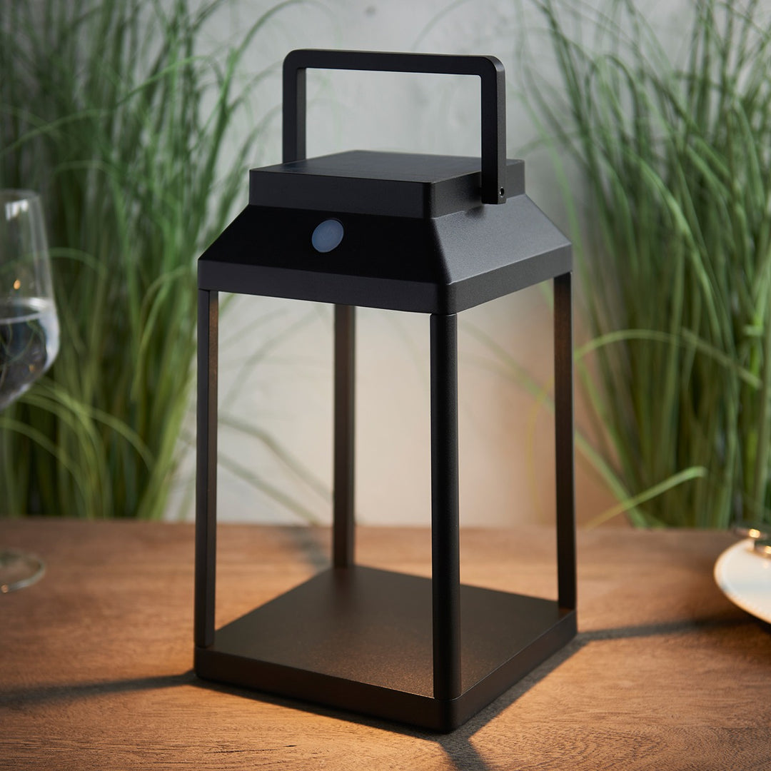 Linterna Outdoor Dimmable Table Lamp - Black Endon 5