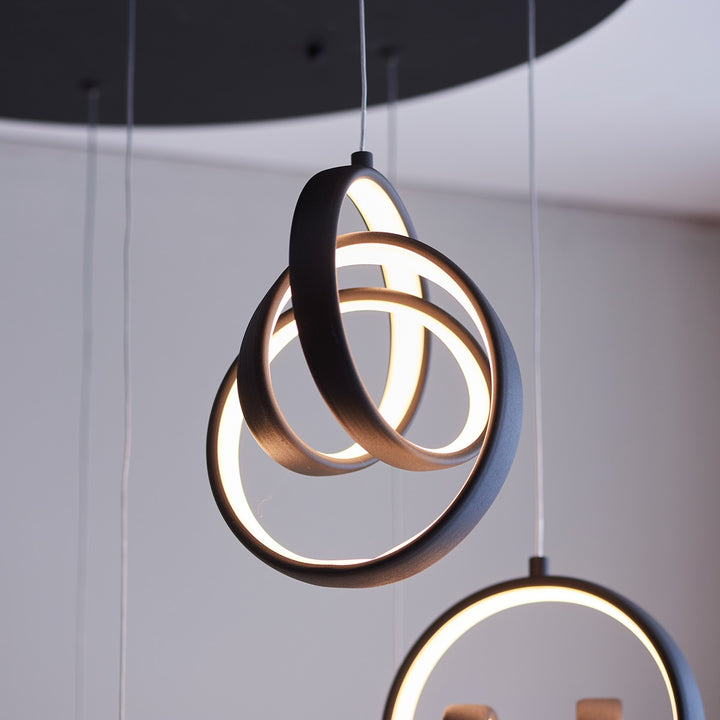 Cosma 8 Pendant Light - Black Endon 6