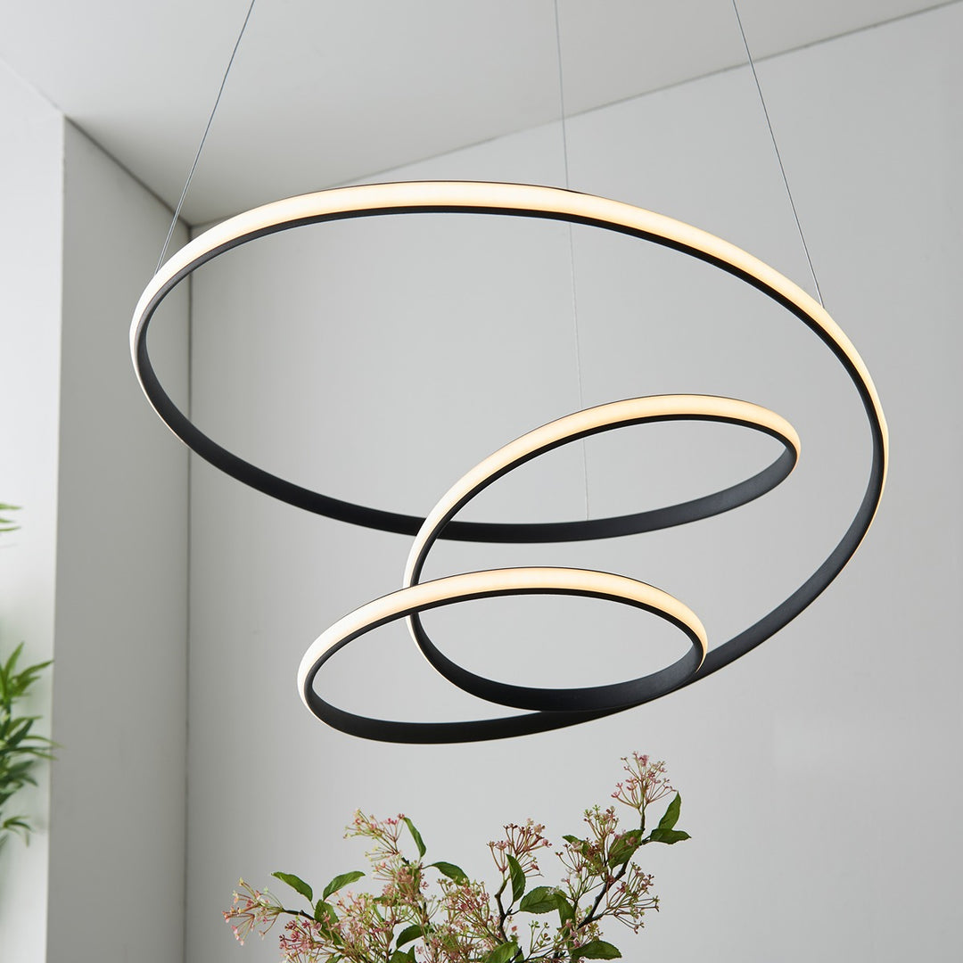 Dune Pendant Light - Black Endon 5