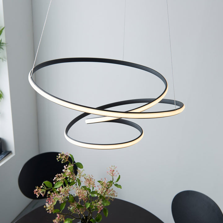 Dune Pendant Light - Black Endon 6