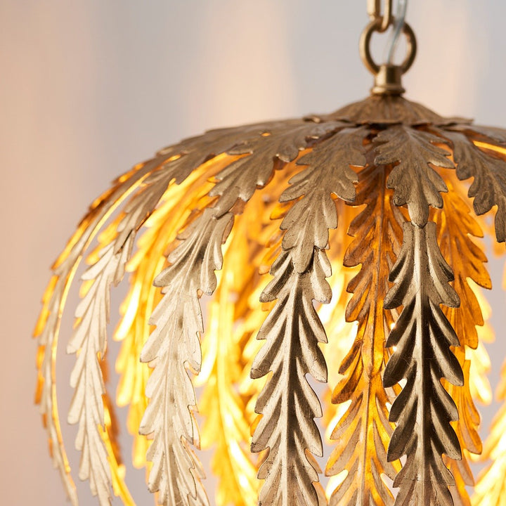 Delphine Leaf Pendant Light - Gold Endon 6
