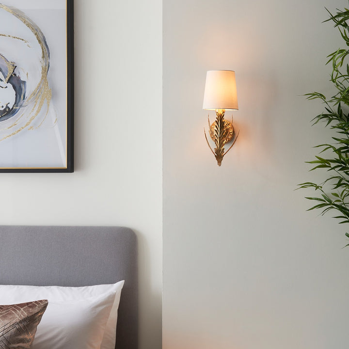 Delphine Leaf Wall Light - Gold Endon 5