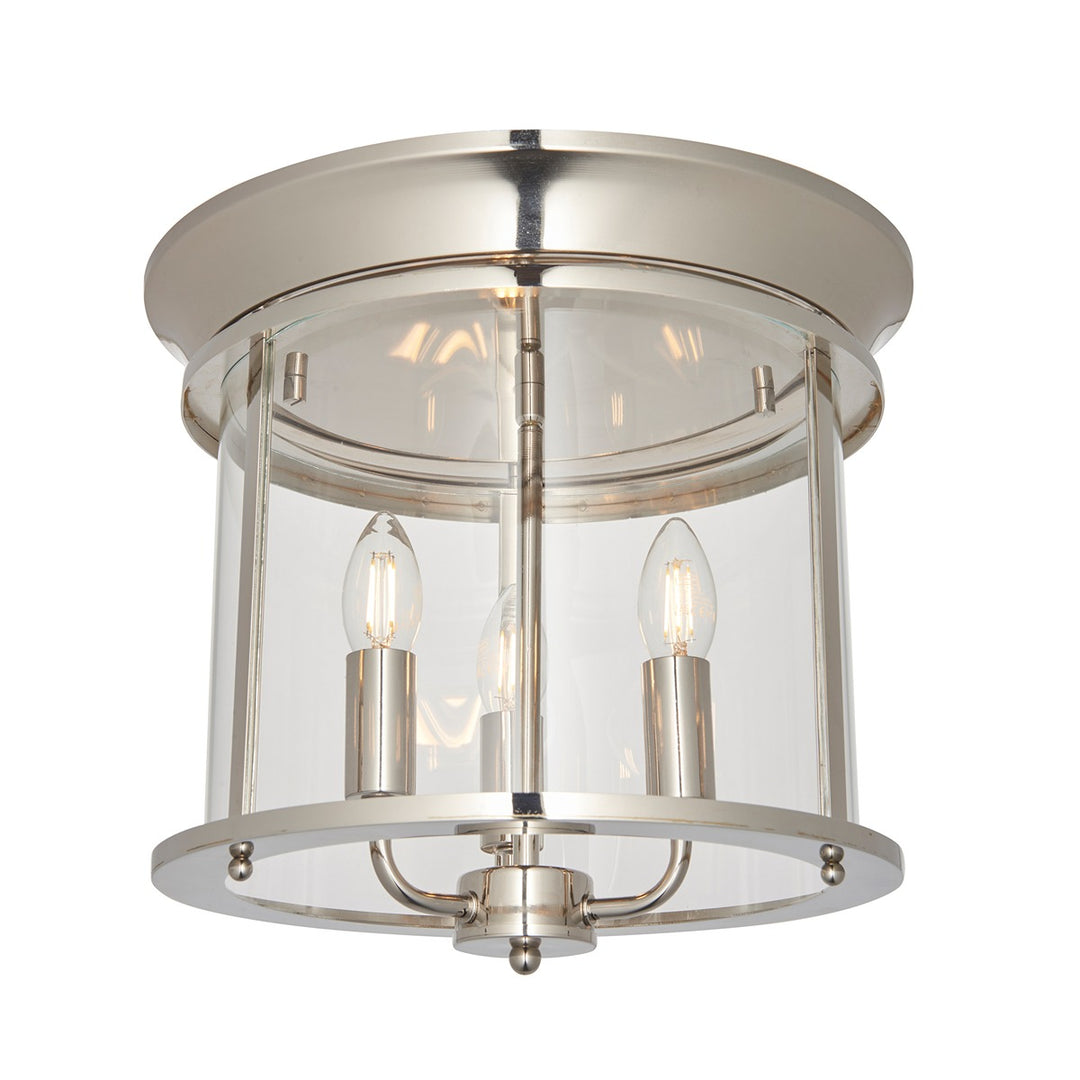 Hampworth 3 Ceiling Light - Silver Endon 1