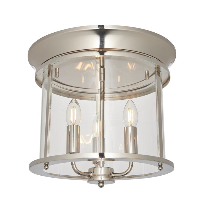 Hampworth 3 Ceiling Light - Silver Endon 1