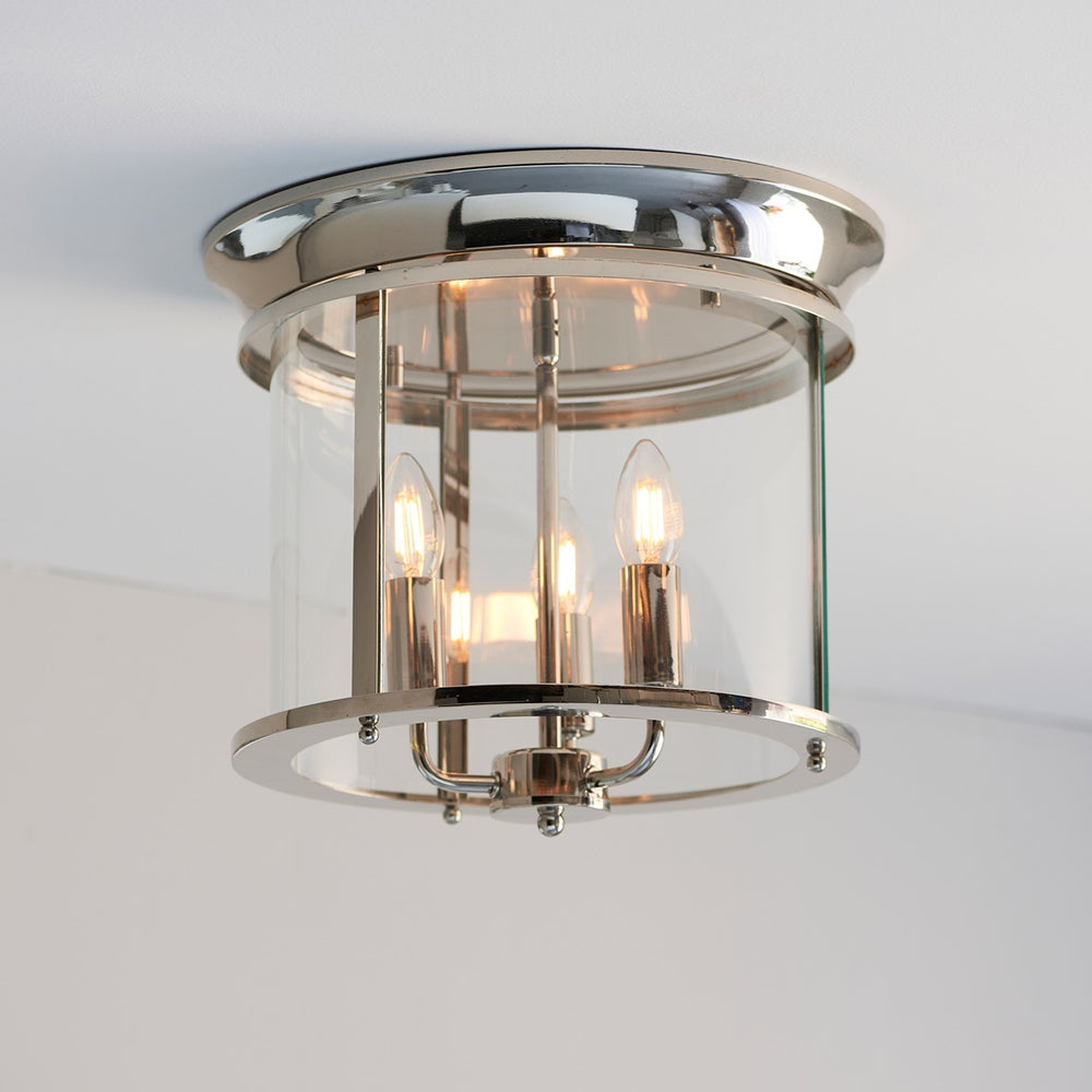 Hampworth 3 Ceiling Light - Silver Endon 2