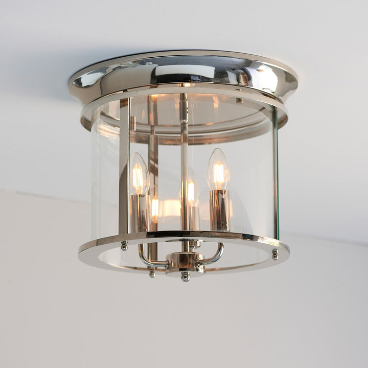 Hampworth 3 Ceiling Light - Silver Endon 2