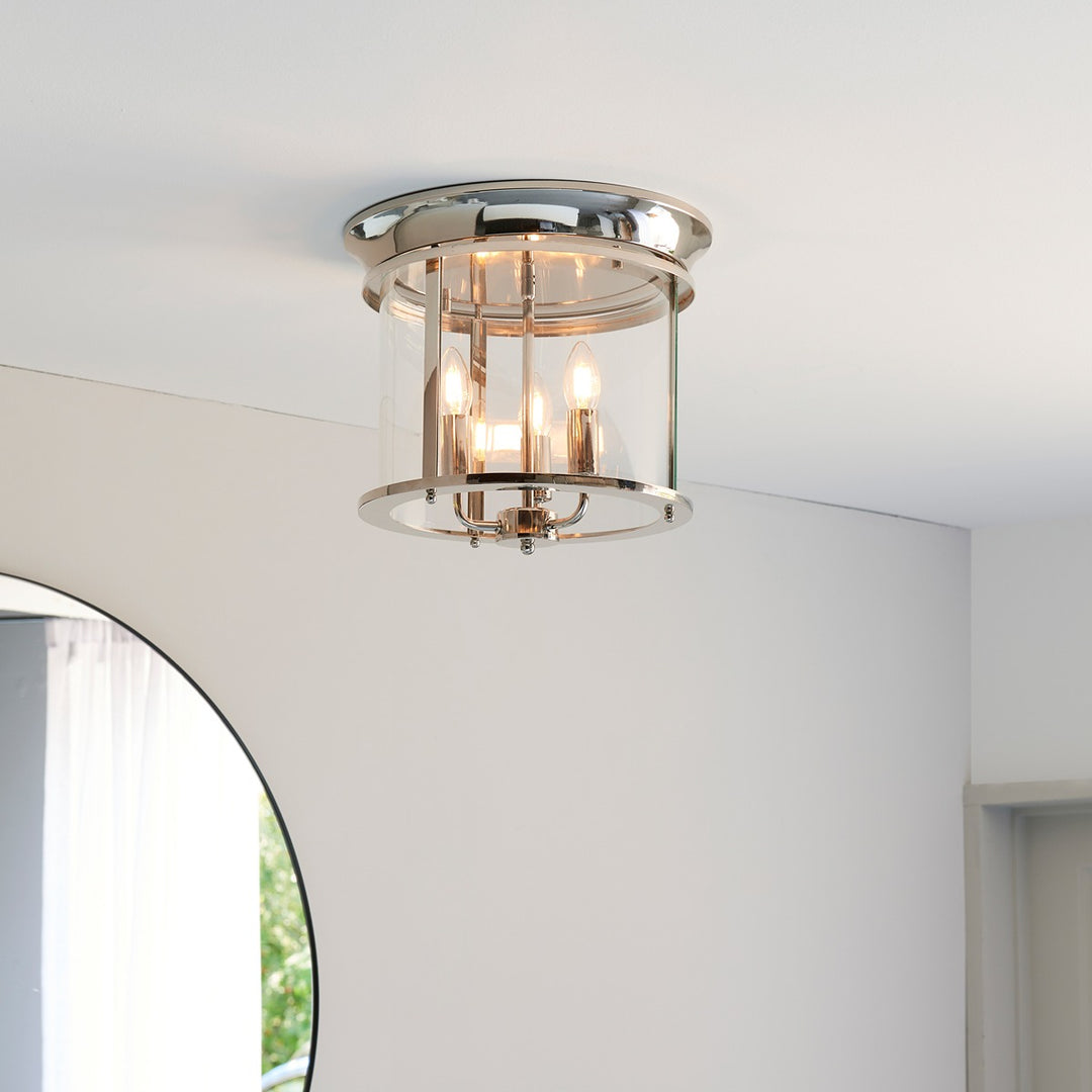 Hampworth 3 Ceiling Light - Silver Endon 3