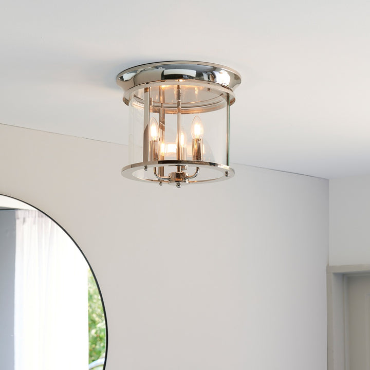 Hampworth 3 Ceiling Light - Silver Endon 3
