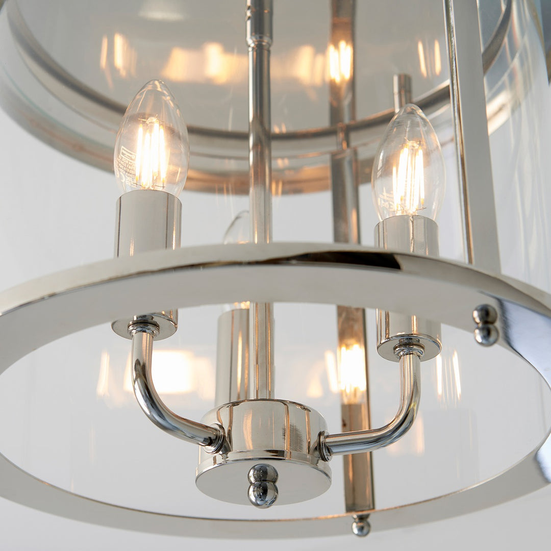 Hampworth 3 Ceiling Light - Silver Endon 6