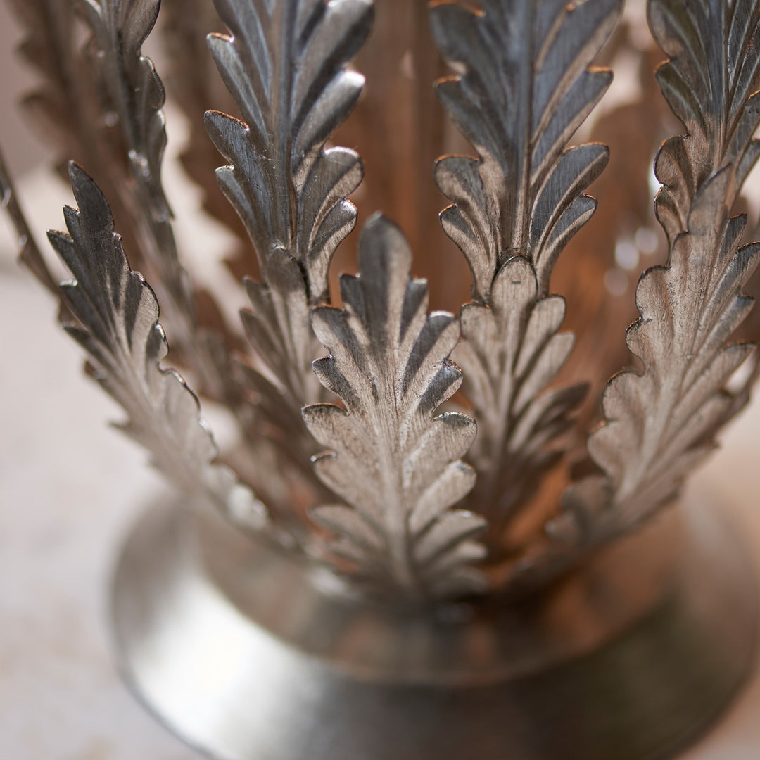 Delphine Leaf Table Lamp - Silver Endon 8