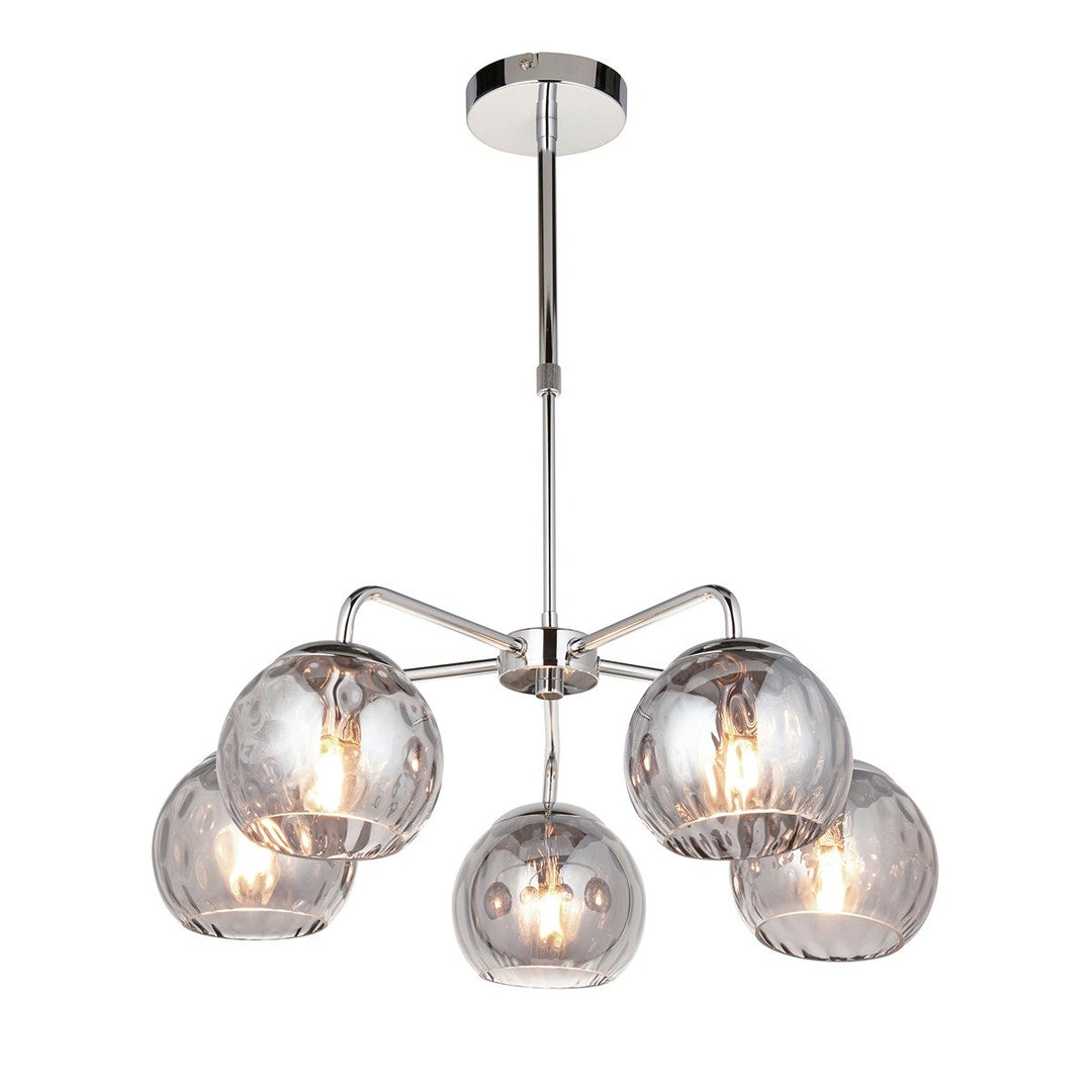 Dimple 5 Pendant Light - Chrome Endon 1