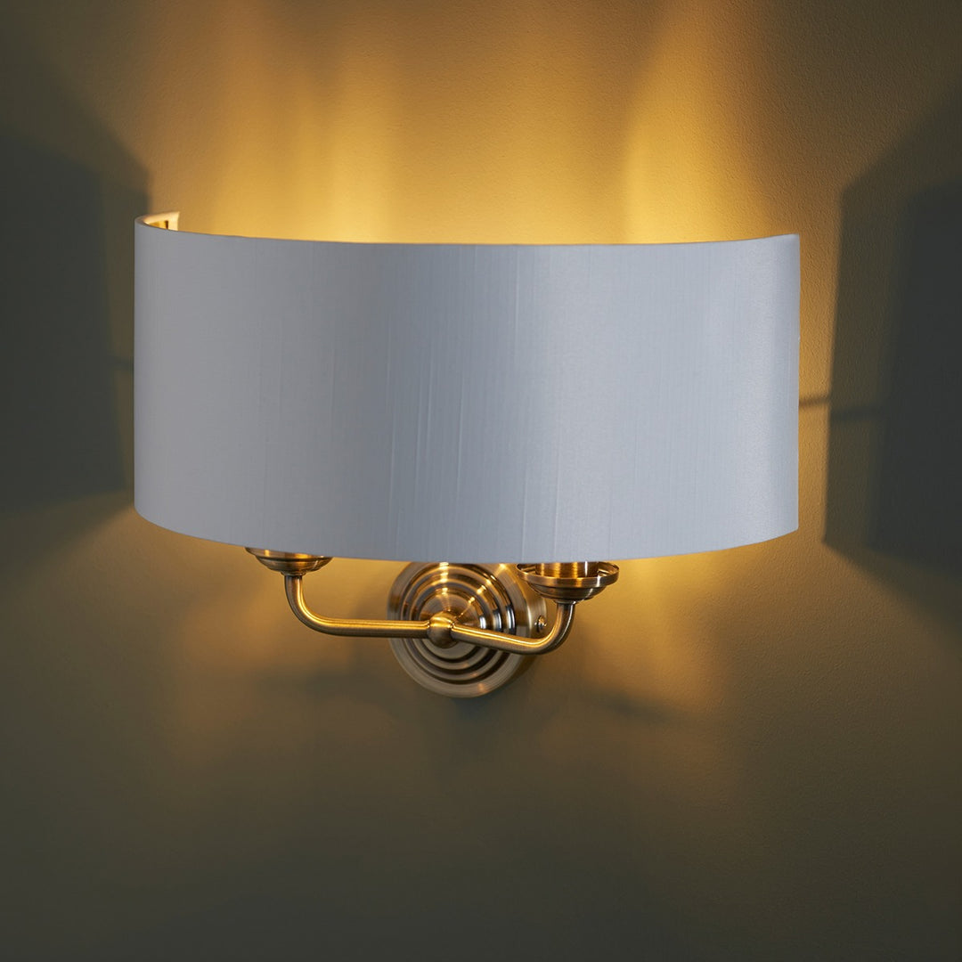 Highclere Wall Light - Antique Brass Endon 2