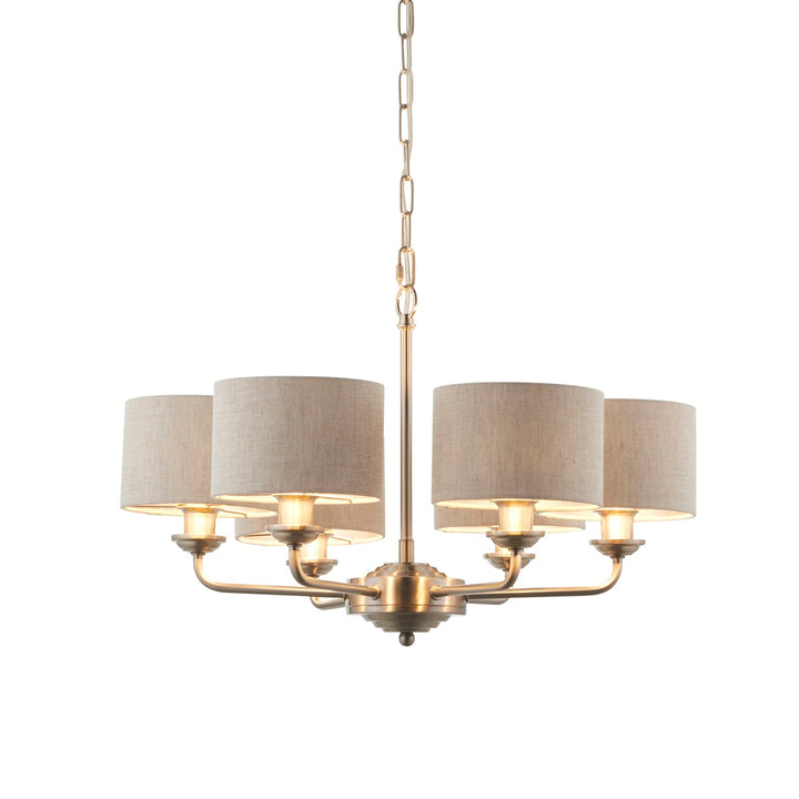 Highclere 6 Multi Pendant Light - Chrome Endon 1