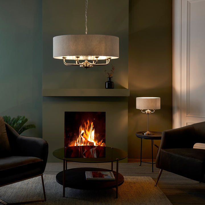 Highclere 8 Pendant Light - Chrome Endon 3