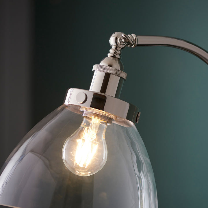 Hendon Floor Lamp - Bright Nickel Endon 3