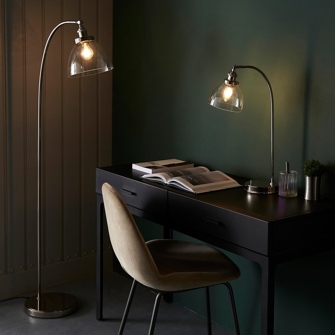 Hendon Floor Lamp - Bright Nickel Endon 5